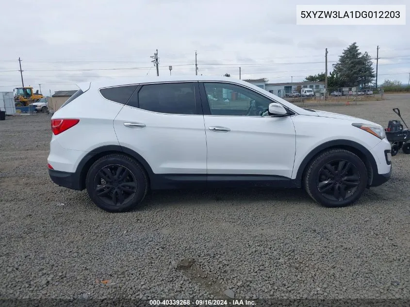 2013 Hyundai Santa Fe Sport VIN: 5XYZW3LA1DG012203 Lot: 40339268