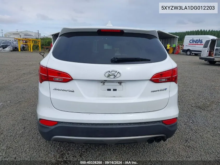 5XYZW3LA1DG012203 2013 Hyundai Santa Fe Sport