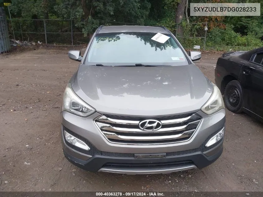 5XYZUDLB7DG028233 2013 Hyundai Santa Fe Sport