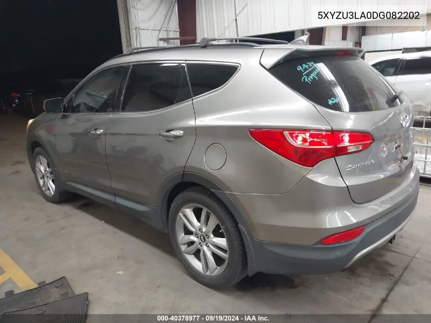 2013 Hyundai Santa Fe Sport 2.0T VIN: 5XYZU3LA0DG082202 Lot: 40378977