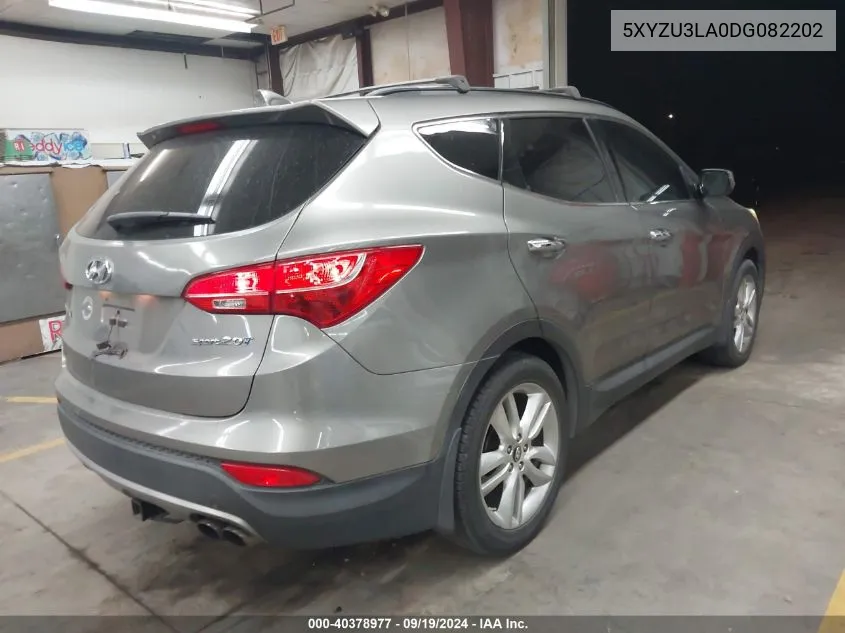 2013 Hyundai Santa Fe Sport 2.0T VIN: 5XYZU3LA0DG082202 Lot: 40378977