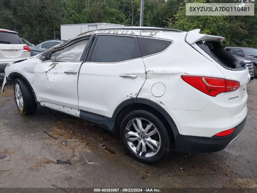 2013 Hyundai Santa Fe Sport 2.0T VIN: 5XYZU3LA7DG110481 Lot: 40383067