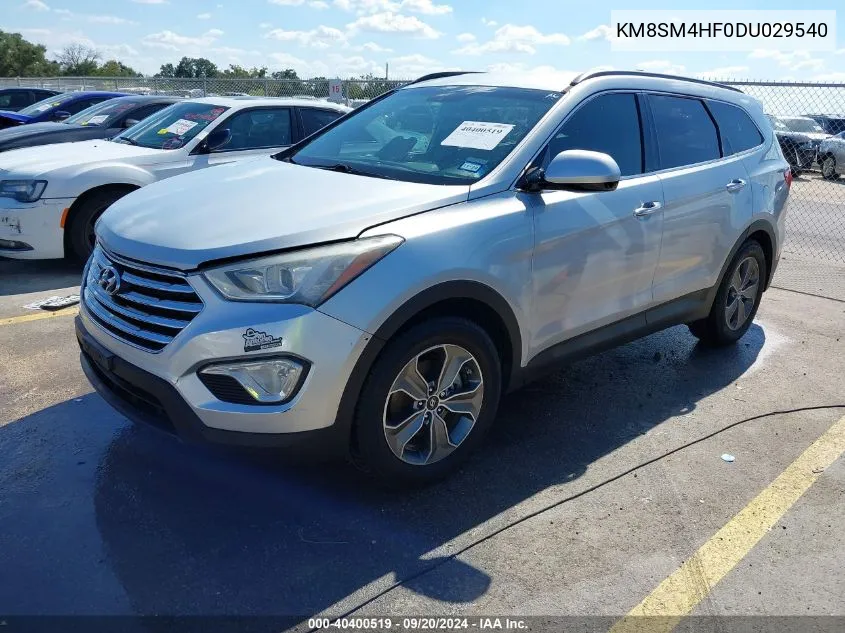 KM8SM4HF0DU029540 2013 Hyundai Santa Fe Gls