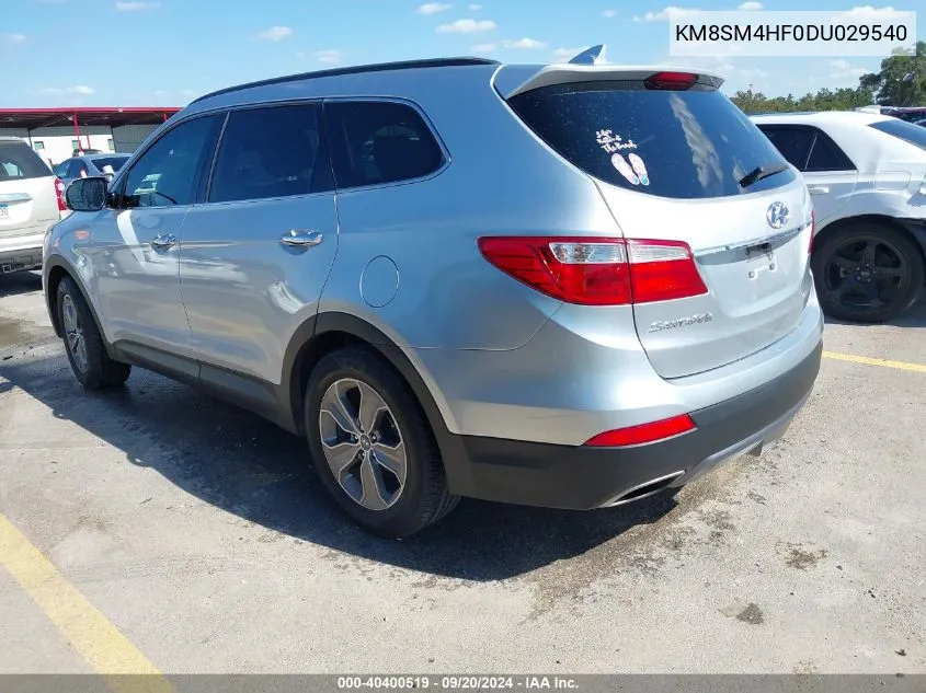 KM8SM4HF0DU029540 2013 Hyundai Santa Fe Gls