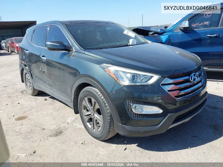 2013 Hyundai Santa Fe Sport VIN: 5XYZUDLBXDG046841 Lot: 40402448