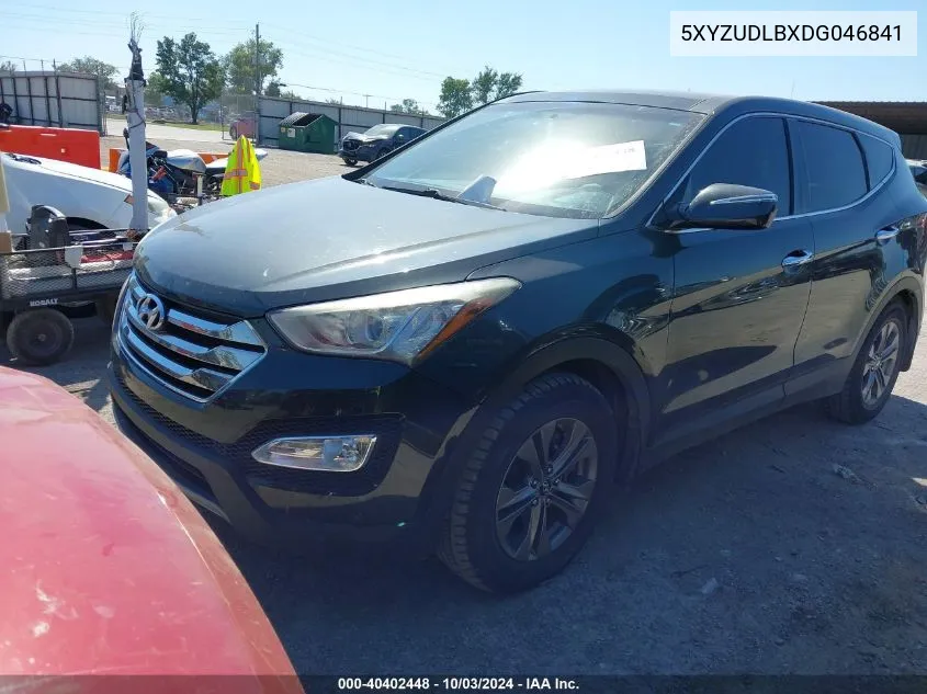 2013 Hyundai Santa Fe Sport VIN: 5XYZUDLBXDG046841 Lot: 40402448