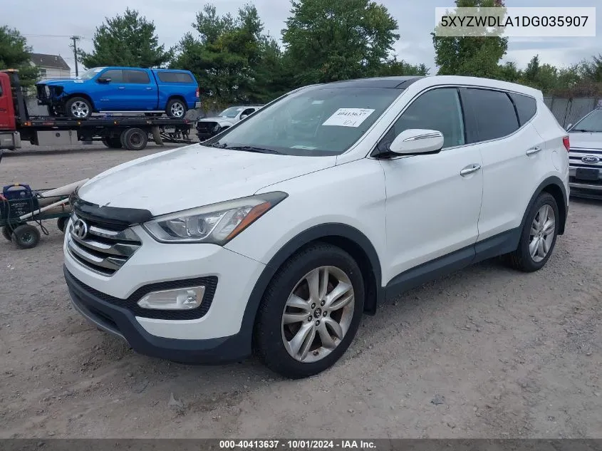 5XYZWDLA1DG035907 2013 Hyundai Santa Fe Sport 2.0T