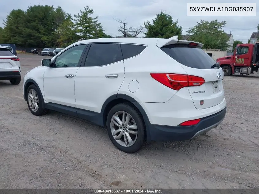 5XYZWDLA1DG035907 2013 Hyundai Santa Fe Sport 2.0T