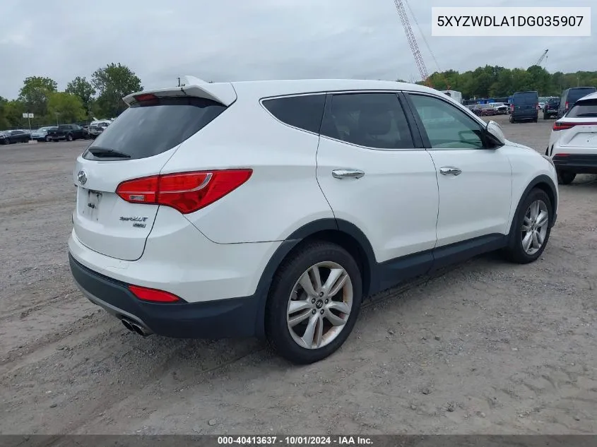 5XYZWDLA1DG035907 2013 Hyundai Santa Fe Sport 2.0T