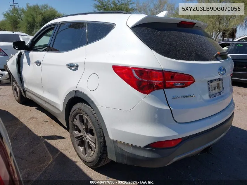 2013 Hyundai Santa Fe Sport VIN: 5XYZU3LB9DG070056 Lot: 40417698