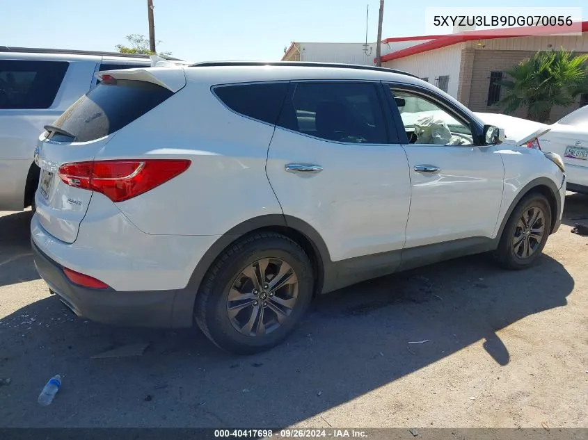 2013 Hyundai Santa Fe Sport VIN: 5XYZU3LB9DG070056 Lot: 40417698