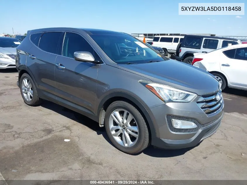 2013 Hyundai Santa Fe Sport 2.0T VIN: 5XYZW3LA5DG118458 Lot: 40436541