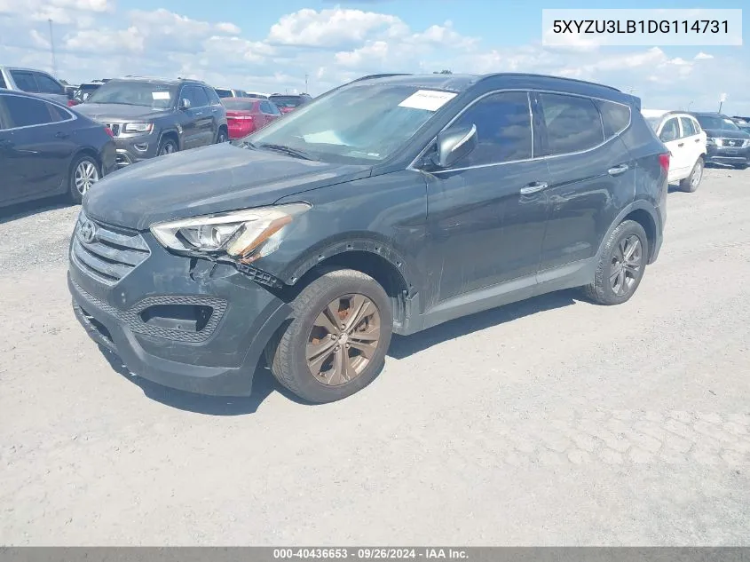 2013 Hyundai Santa Fe Sport VIN: 5XYZU3LB1DG114731 Lot: 40436653