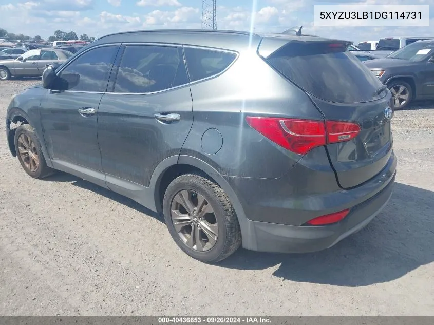 2013 Hyundai Santa Fe Sport VIN: 5XYZU3LB1DG114731 Lot: 40436653