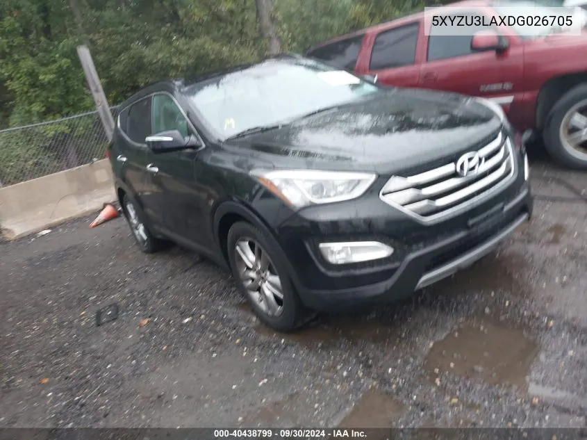 2013 Hyundai Santa Fe Sport 2.0T VIN: 5XYZU3LAXDG026705 Lot: 40438799