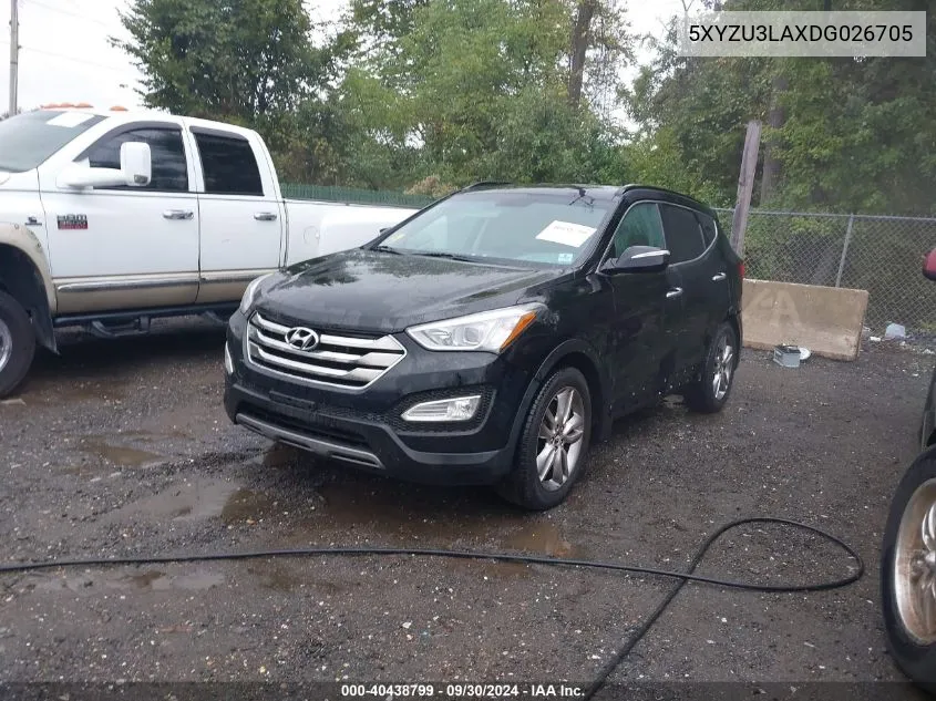 5XYZU3LAXDG026705 2013 Hyundai Santa Fe Sport 2.0T