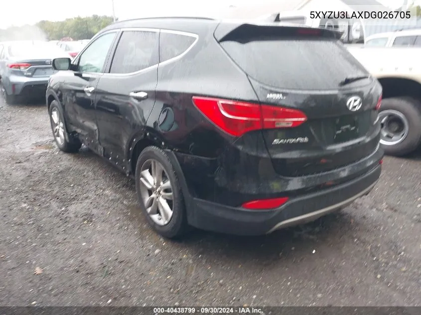 2013 Hyundai Santa Fe Sport 2.0T VIN: 5XYZU3LAXDG026705 Lot: 40438799