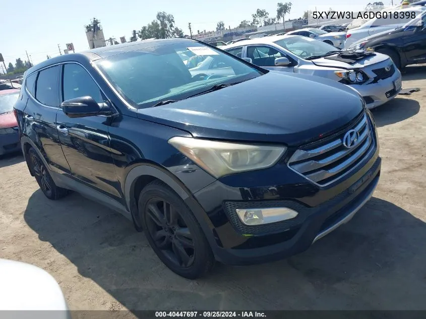 2013 Hyundai Santa Fe Sport 2.0T VIN: 5XYZW3LA6DG018398 Lot: 40447697