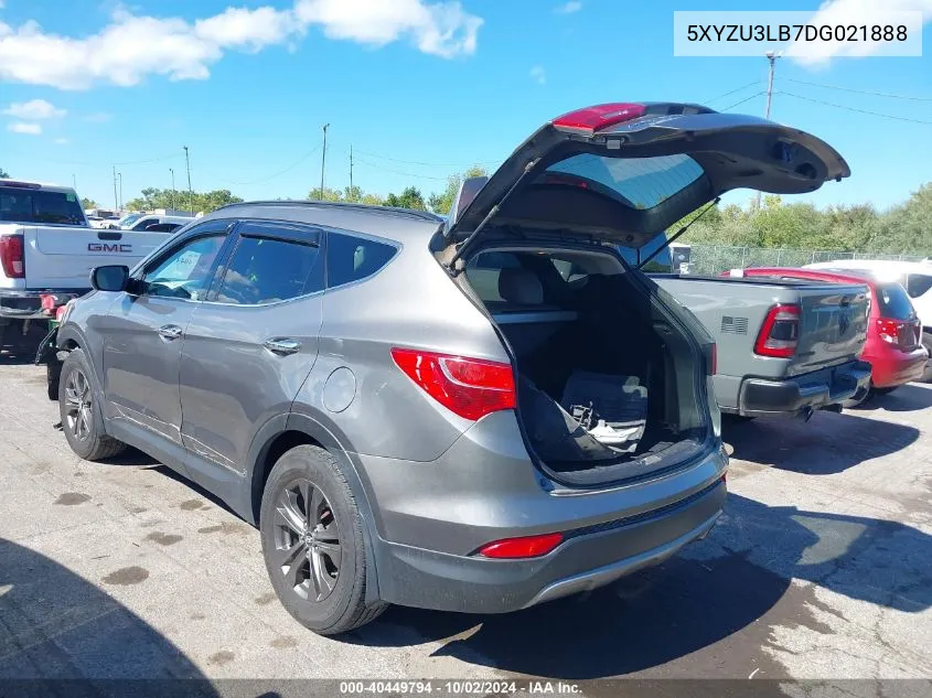 5XYZU3LB7DG021888 2013 Hyundai Santa Fe Sport