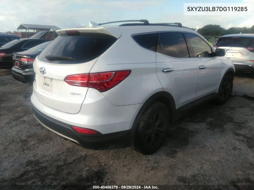 2013 Hyundai Santa Fe Sport VIN: 5XYZU3LB7DG119285 Lot: 40456379