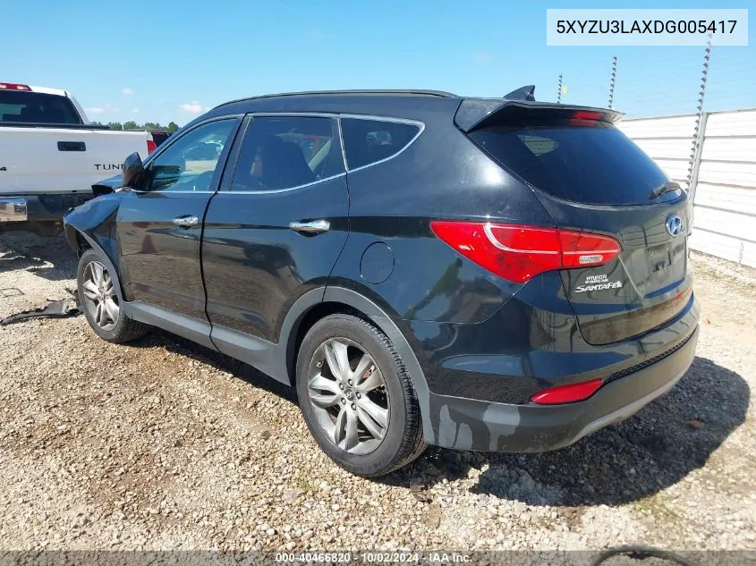 5XYZU3LAXDG005417 2013 Hyundai Santa Fe Sport 2.0T