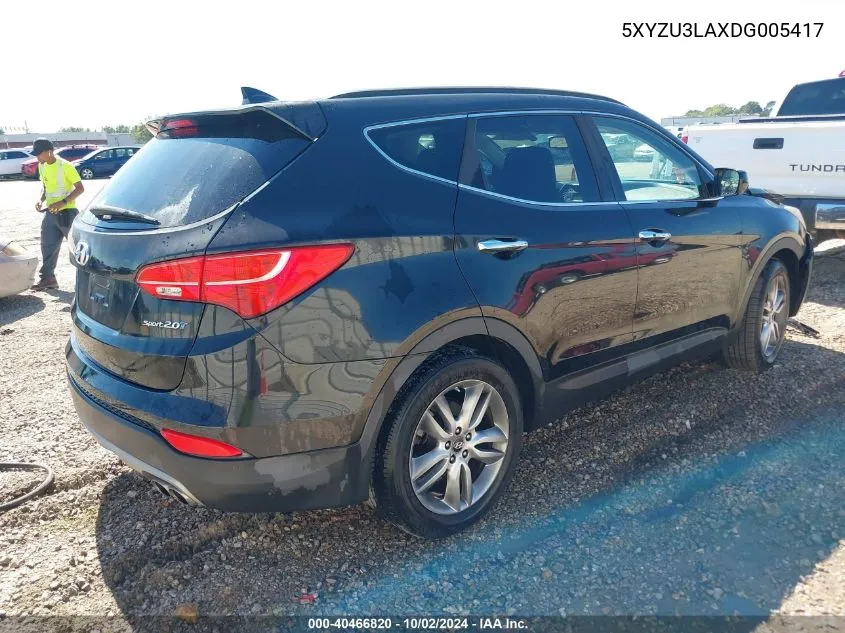 5XYZU3LAXDG005417 2013 Hyundai Santa Fe Sport 2.0T