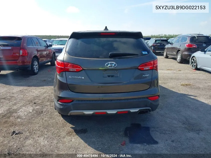 2013 Hyundai Santa Fe Sport VIN: 5XYZU3LB9DG022153 Lot: 40475494