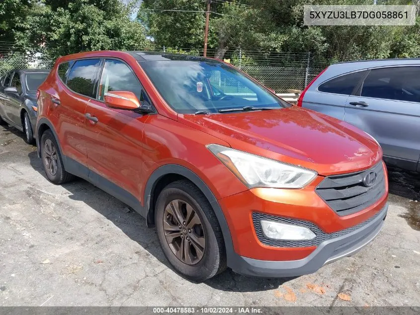 2013 Hyundai Santa Fe Sport VIN: 5XYZU3LB7DG058861 Lot: 40478583