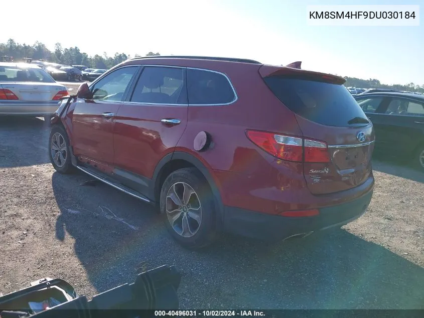 KM8SM4HF9DU030184 2013 Hyundai Santa Fe Gls