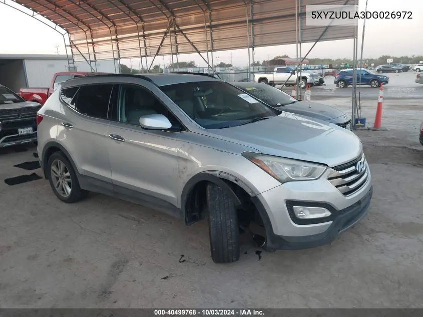 2013 Hyundai Santa Fe Sport 2.0T VIN: 5XYZUDLA3DG026972 Lot: 40499768