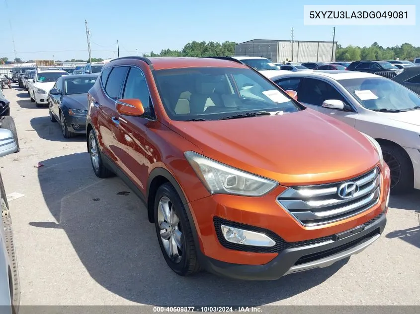 2013 Hyundai Santa Fe Sport 2.0T VIN: 5XYZU3LA3DG049081 Lot: 40509877