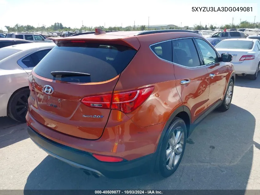 5XYZU3LA3DG049081 2013 Hyundai Santa Fe Sport 2.0T