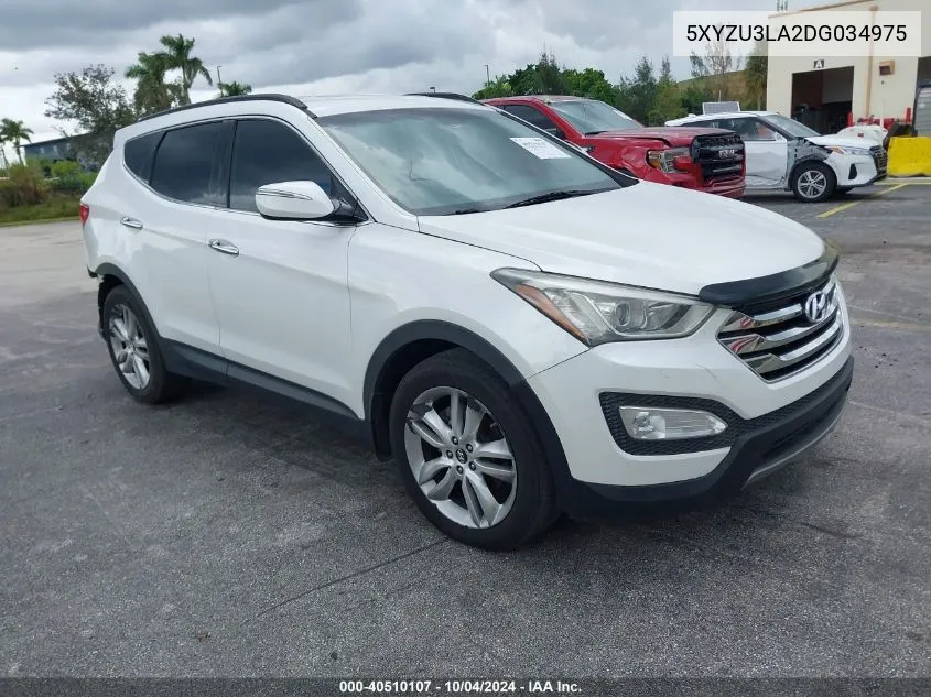 2013 Hyundai Santa Fe Sport 2.0T VIN: 5XYZU3LA2DG034975 Lot: 40510107