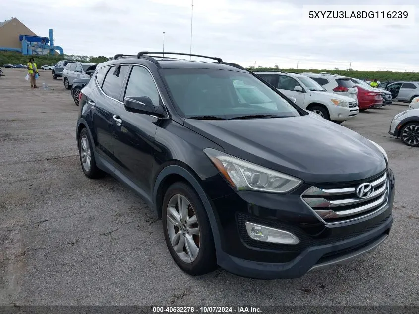 2013 Hyundai Santa Fe Sport 2.0T VIN: 5XYZU3LA8DG116239 Lot: 40532278