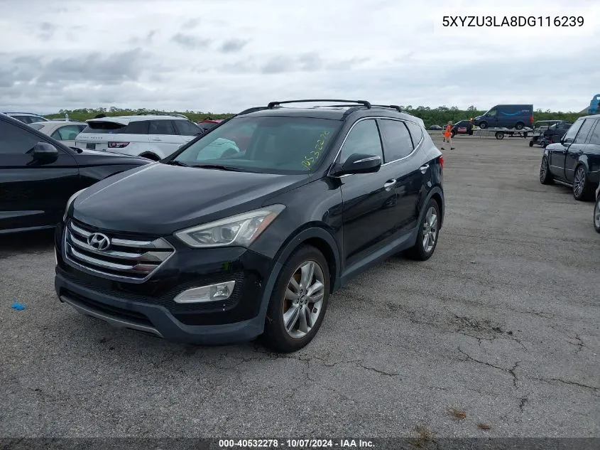 2013 Hyundai Santa Fe Sport 2.0T VIN: 5XYZU3LA8DG116239 Lot: 40532278