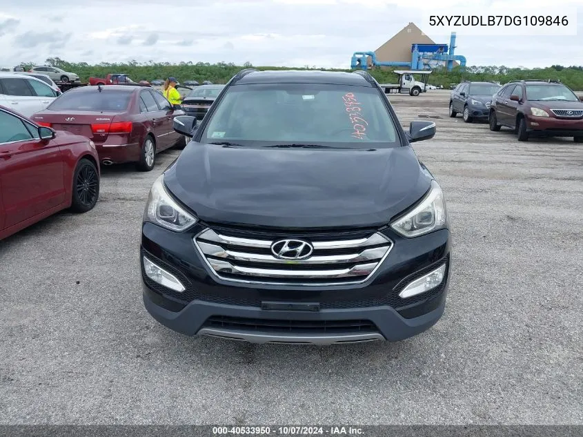 2013 Hyundai Santa Fe Sport VIN: 5XYZUDLB7DG109846 Lot: 40533950