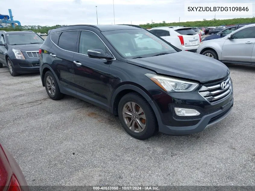 2013 Hyundai Santa Fe Sport VIN: 5XYZUDLB7DG109846 Lot: 40533950