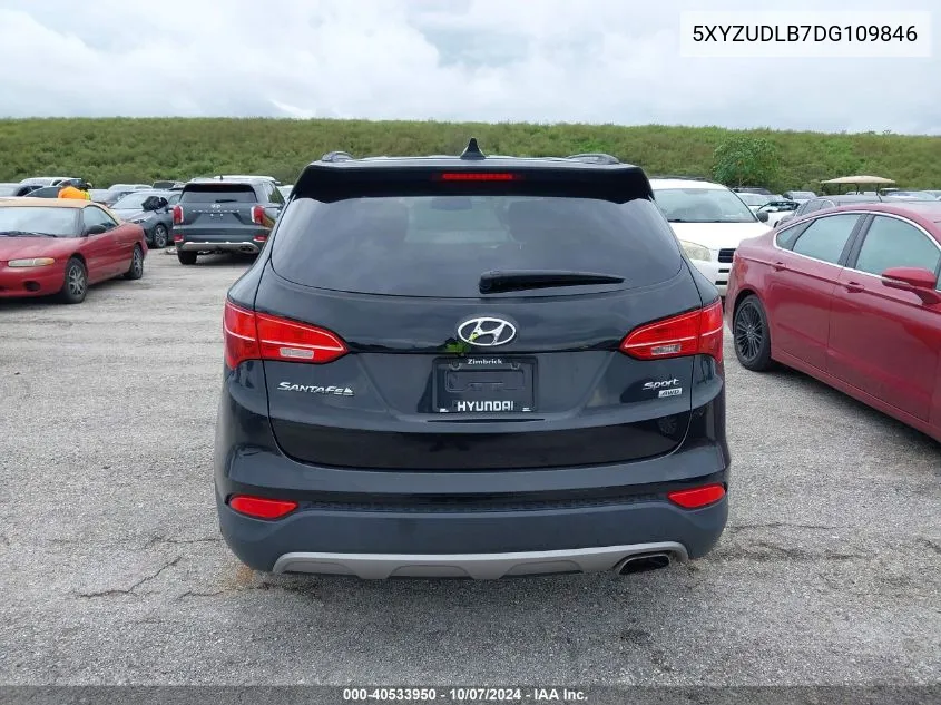 2013 Hyundai Santa Fe Sport VIN: 5XYZUDLB7DG109846 Lot: 40533950