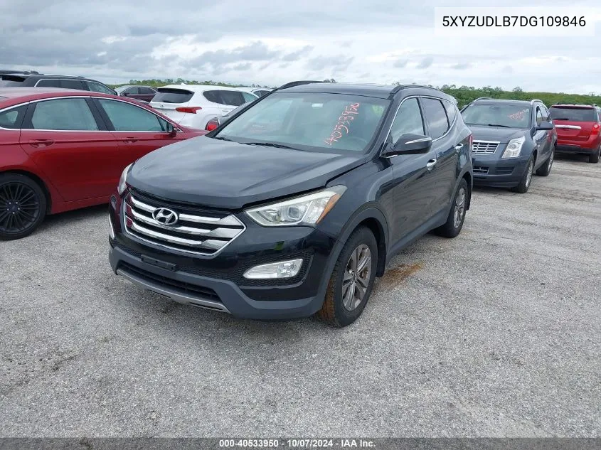 2013 Hyundai Santa Fe Sport VIN: 5XYZUDLB7DG109846 Lot: 40533950