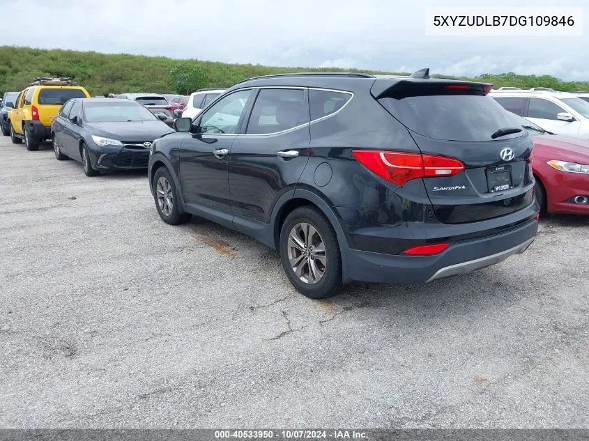 2013 Hyundai Santa Fe Sport VIN: 5XYZUDLB7DG109846 Lot: 40533950