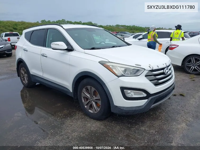 2013 Hyundai Santa Fe Sport VIN: 5XYZU3LBXDG111780 Lot: 40539908