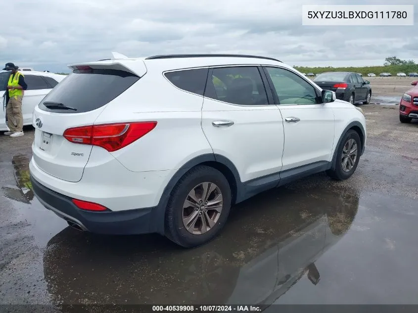 2013 Hyundai Santa Fe Sport VIN: 5XYZU3LBXDG111780 Lot: 40539908