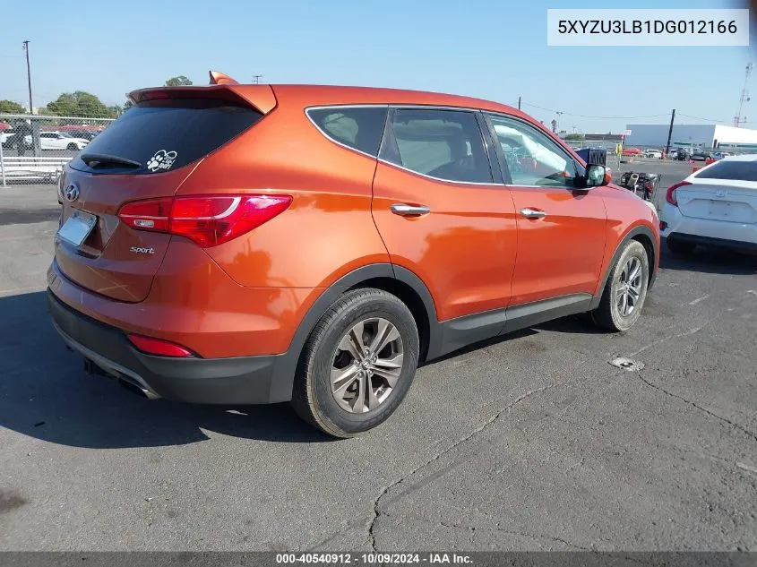 2013 Hyundai Santa Fe Sport VIN: 5XYZU3LB1DG012166 Lot: 40540912