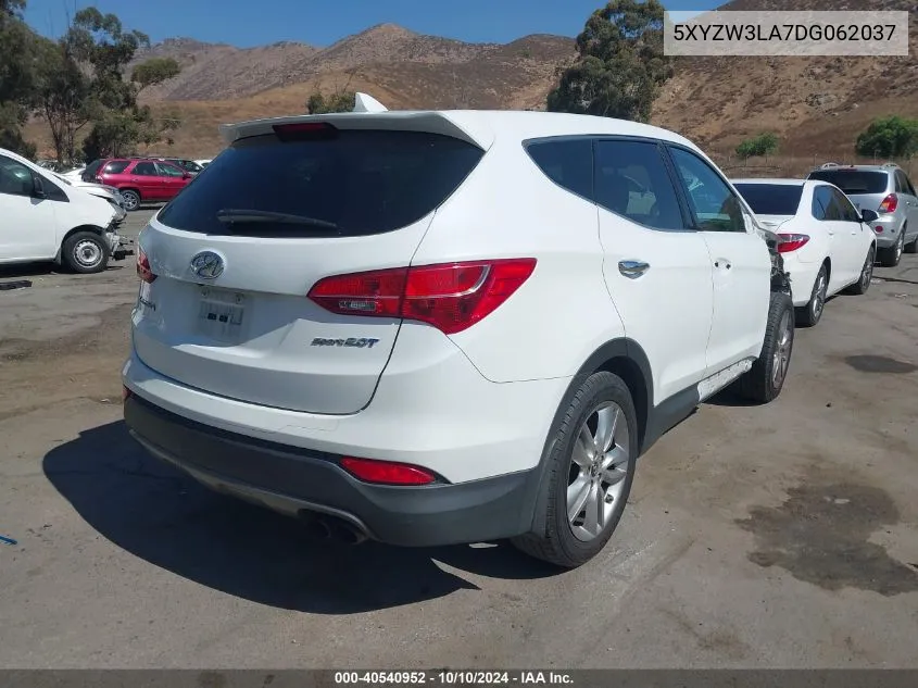 2013 Hyundai Santa Fe Sport 2.0T VIN: 5XYZW3LA7DG062037 Lot: 40540952