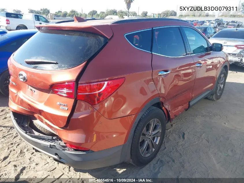 2013 Hyundai Santa Fe VIN: 5XYZUDLB3DG079311 Lot: 40554516