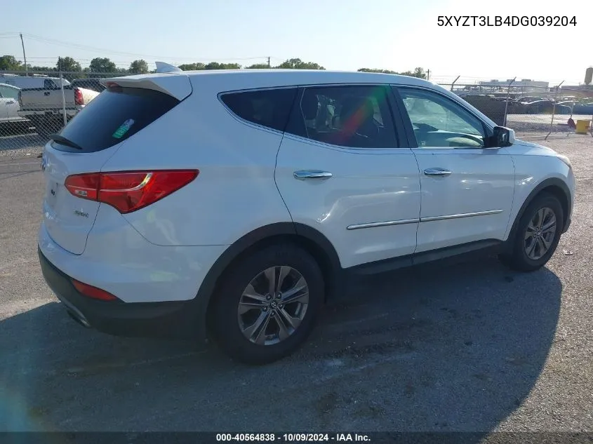 2013 Hyundai Santa Fe Sport VIN: 5XYZT3LB4DG039204 Lot: 40564838