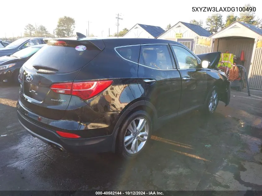 2013 Hyundai Santa Fe Sport 2.0T VIN: 5XYZW3LAXDG100490 Lot: 40582144