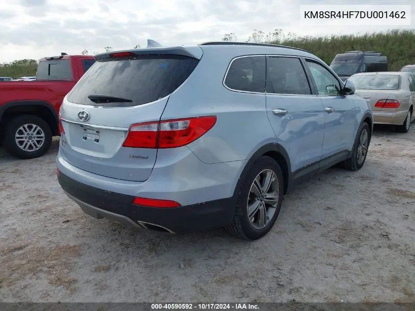 KM8SR4HF7DU001462 2013 Hyundai Santa Fe Limited