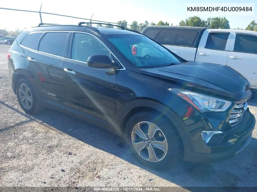 2013 Hyundai Santa Fe Gls VIN: KM8SMDHF4DU009484 Lot: 40626325