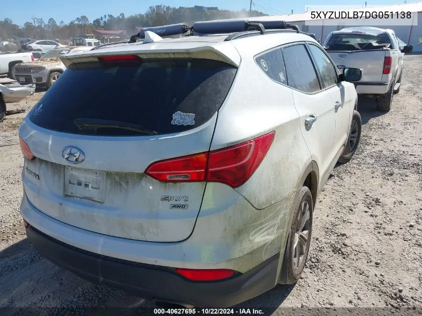 2013 Hyundai Santa Fe Sport VIN: 5XYZUDLB7DG051138 Lot: 40627695